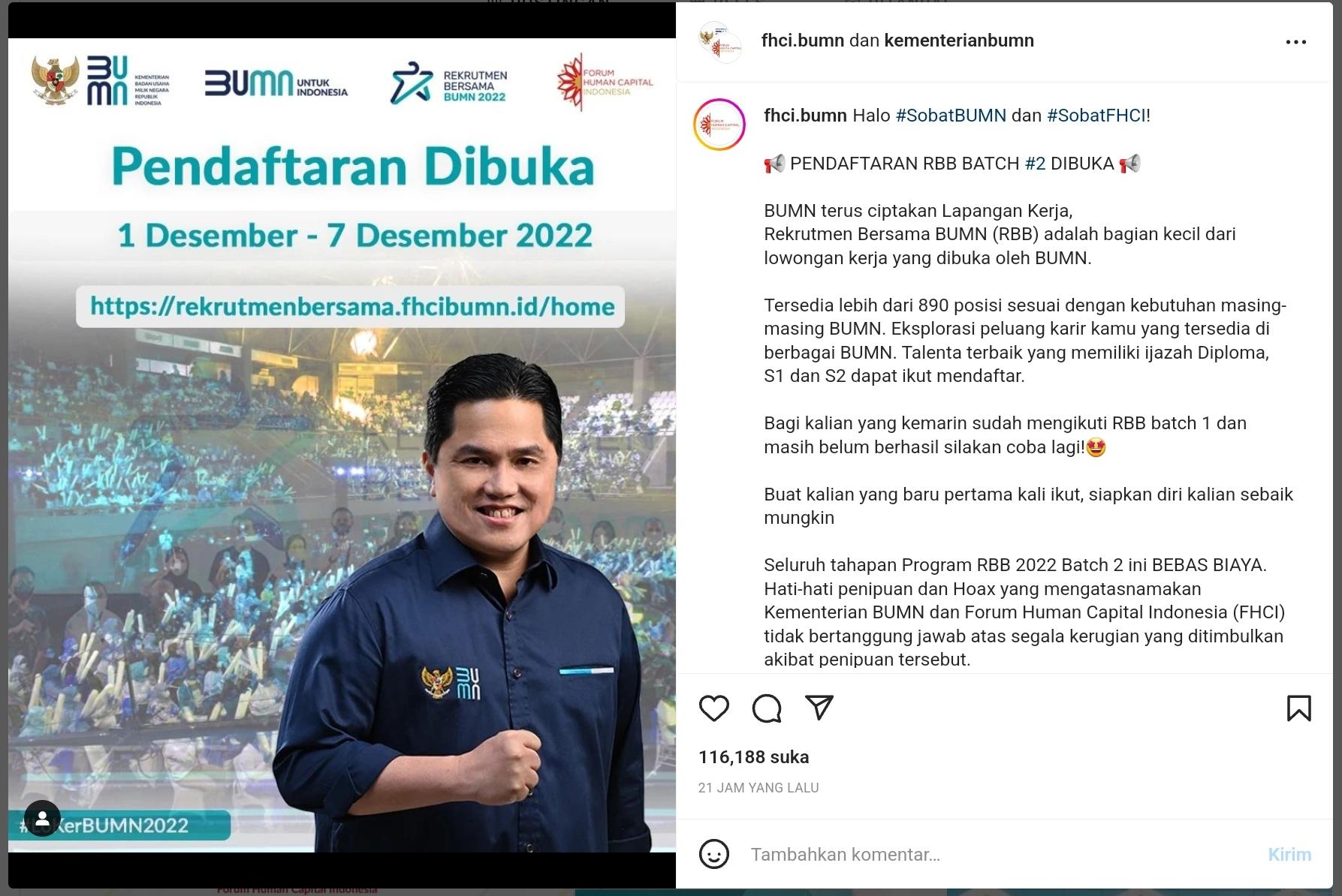 Jadwal Lengkap Rekrutmen Bersama BUMN 2022, Lengkap dengan Syarat dan Cara Daftarnya