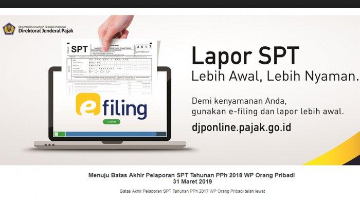 Jangan Lupa Lapor SPT Pajak Penghasilan 2023, Ini Solusi Jika Lupa EFIN