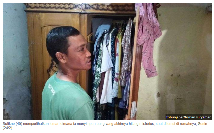 Uang Hilang Secara Misterius di Tasik Diduga Ulah Makhluk Gaib, Warga Pasrah Tak Bisa Lapor Polisi