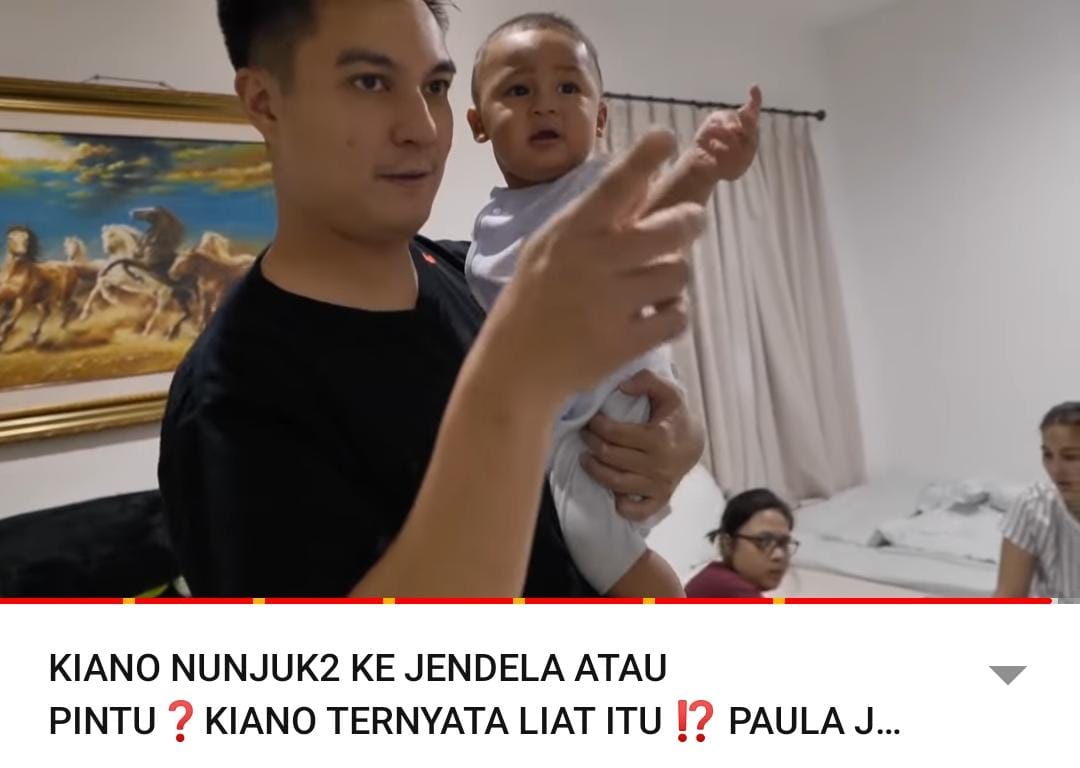 Kiano Merengek Sambil Tunjuk ke Arah Pintu, Paula Verhoeven Kebingungan: Ih Kok Ngeri Banget