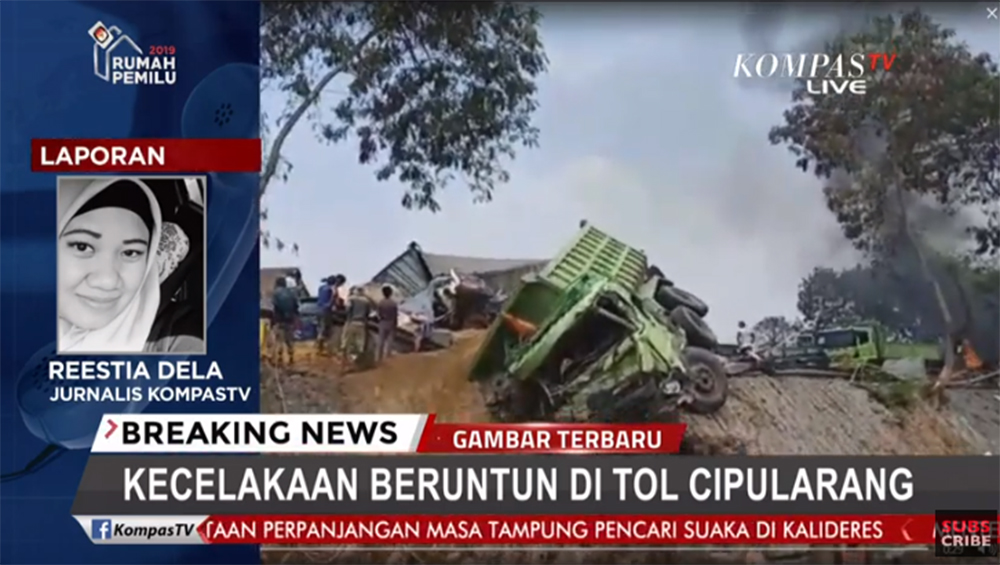 21 Kendaraan Terlibat Kecelakaan Beruntun di Tol Cipularang, 5 Korban Kondisinya Hangus Terbakar