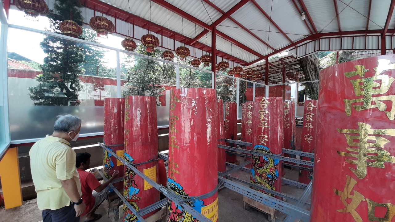 Tak Ada Pertunjukan Barongsai di Vihara Amurva Bhumi Jaksel, Jemaat: Yang Penting Ibadah