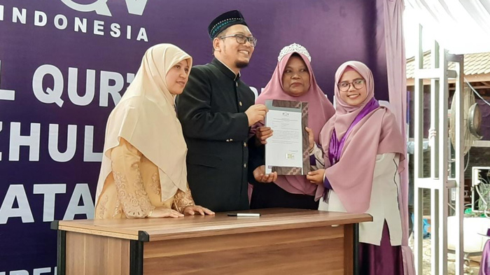 RQV Indonesia Gelar Wisuda dan Tasyakuran Peserta Latihan Tahfidz Quran