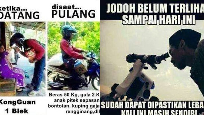 8 Meme Kocak Jelang Lebaran, Hilalnya Jomblo Hingga Tips Meninggalkan Rumah