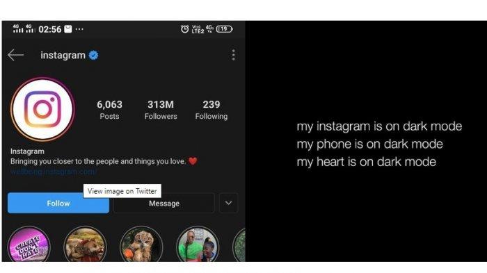 Instagram Rilis Mode Gelap, Fitur