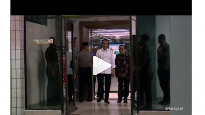 (VIDEO) Presiden Joko Widodo Jengkuk Mantan Presiden RI ke 3 Bj Habibie di RSPAD