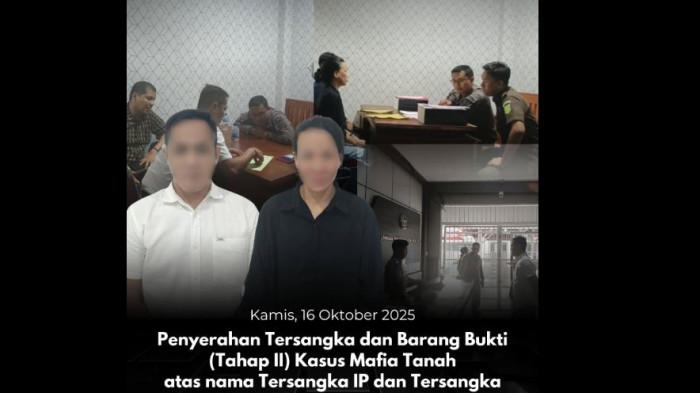 2 Tersangka Mafia Tanah di Bungo Jambi Dilimpahkan ke Kejari