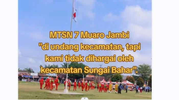 Kronologi Drumband MTSN 7 Sungai Bahar Muaro Jambi Gagal Tampil
