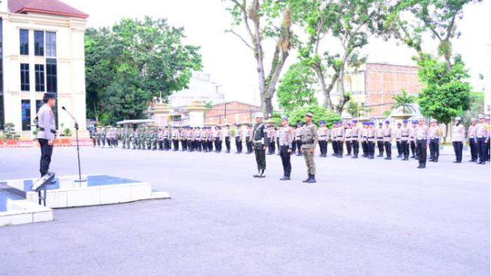 Polda Jambi melaksanakan Apel Gelar Pasukan Operasi Zebra 2025 di lapangan hitam Mapolda Jambi pada Senin (17/11/2025).