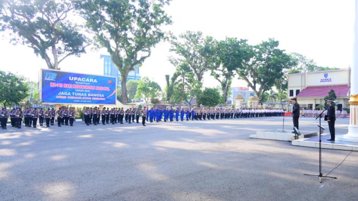 Dalam rangka memperingati Hari Kebangkitan Nasional Tahun 2026, Polda Jambi menggelar upacara di Lapangan Apel Mapolda Jambi, Rabu (20/5/2026) pagi.
