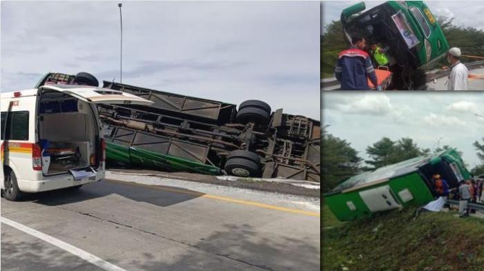 Kengerian Detik-detik Kecelakaan Maut Bus Asal Semarang di Tol Pemalang: Teriakan Histeris, Doa-doa