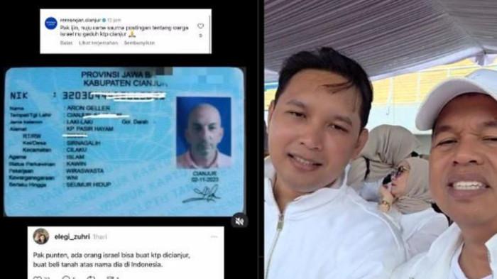 Heboh WNA Israel ber-KTP Cianjur, Dedi Mulyadi Turun Tangan,Ini Fakta di Balik Identitas Aron Geller