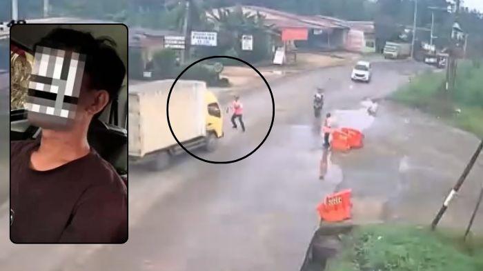 Sopir Mobil Boks Penabrak Petugas UPPKB Jambi Diamankan Satlantas Polres Batang Hari di Mersam