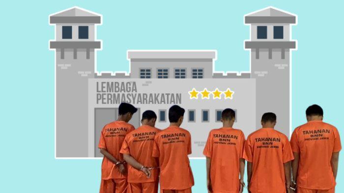 Ilustrasi Lapas dan tersangka narkoba