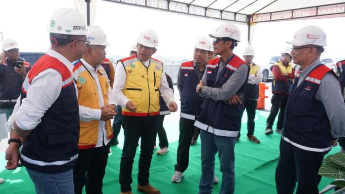 20260303- ATI dan Hutama Karya cek jalan tol Trans Sumatera ruas Palembang Betung