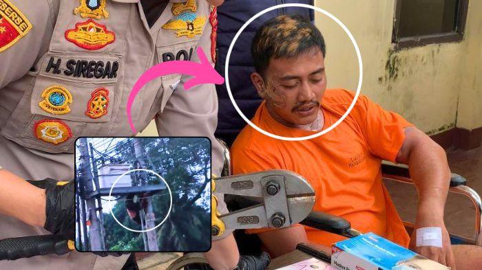 CURI KABEL PLN - Aksi nekat seorang pemuda berinisial RF (25) alias Reyhan Firmansyah mencuri kabel listik nyaris merenggut nyawanya sendiri. Pelaku tersengat aliran listrik tegangan tinggi saat mencoba menggunting kabel di gardu PLN kawasan Lingkar Barat, Pinang Merah, Kota Jambi, Kamis (2/4/2026) subuh. 