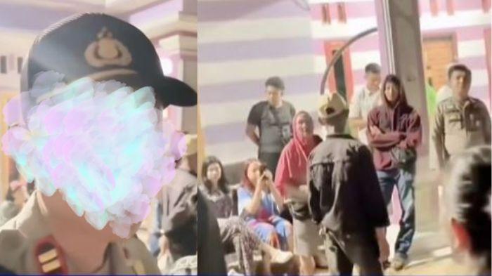 EMAK-EMAK GEREBEK RUMAH MEWAH - Polisi kawal emak-emak geruduk rumah bandar sabu di Batang Hari, Jambi. Situasi di sebuah pemukiman di Desa Pelayangan, Kecamatan Muara Tembesi, Kabupaten Batang Hari, Provinsi Jambi mendadak mencekam setelah puluhan warga yang didominasi emak-emak melakukan aksi pengepungan sebuah rumah mewah yang diduga milik seorang bandar sabu. Rumah mewah itu diduga menjadi tempat peredaran narkoba jenis sabu. 