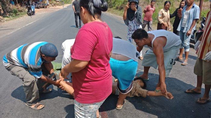 Anak SMP Jadi Korban Tabrak Lari di Jujuhan Bungo, Orang tua Pingsan Lihat Kondisi Anaknya