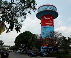 Menara PDAM di Jelutung Bakal Dibatik