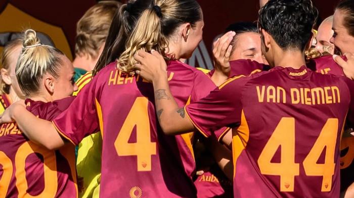 Prediksi Skor  AS Roma vs Sporting Clube di Kualifikasi Liga Champions Wanita Kick Off 01.45 WIB