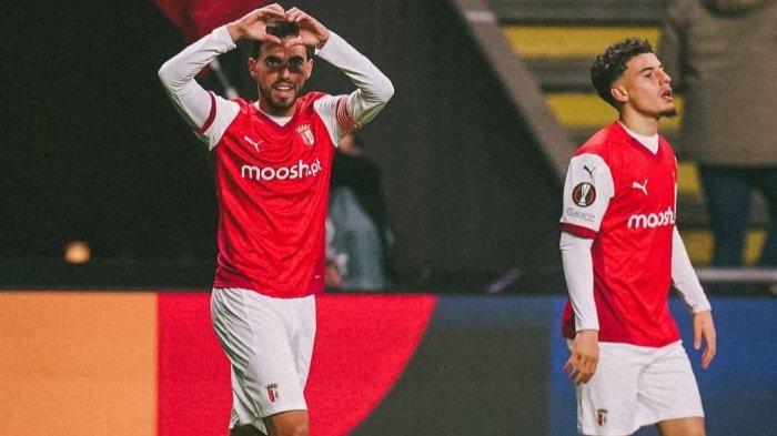 LIGA PORTUGAL - Pemain Braga melakukan Selebrasi. Braga akan menghadapi Moreirense dalam pertandingan Liga Portugal malam ini, Selasa (4/2/2025) dini hari. (Foto ini diambil dari instagram klub Braga).