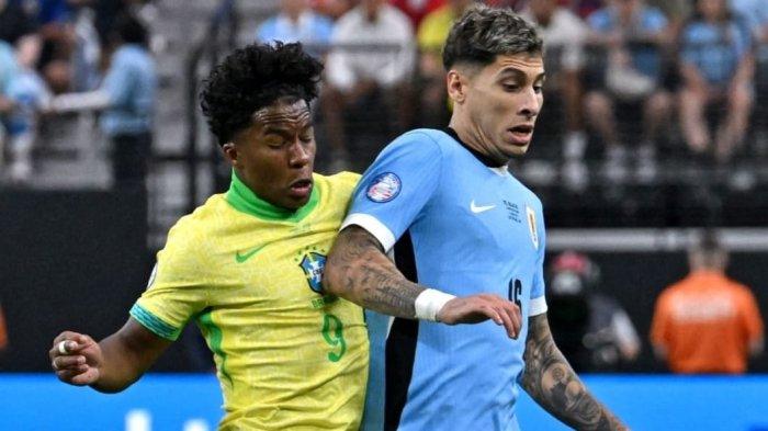 Brasil vs Uruguay di Copa America 2024