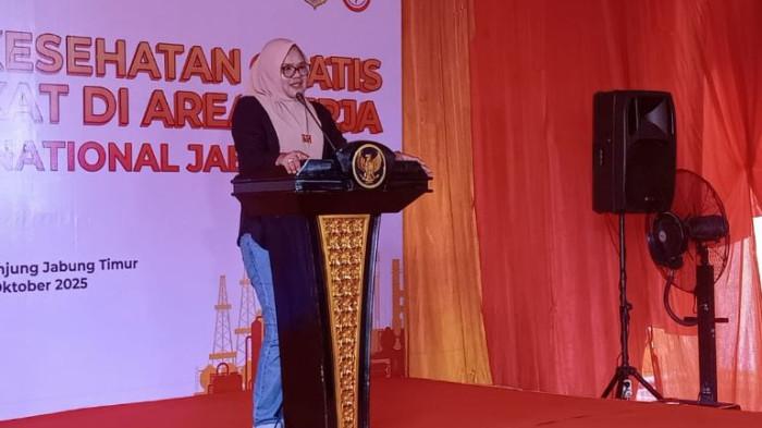Bupati Hj Dillah Hikmah Sari Apresiasi Layanan Kesehatan Gratis Yang di Gelar SKK Migas PetroChina