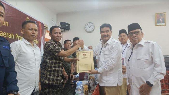 DPD Gerindra Provinsi Jambi Daftarkan 55 Bacaleg ke KPU, 60 Persen Diantaranya Bacaleg Muda