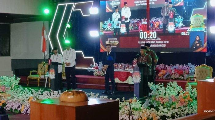 KPU Kabupaten Merangin Gelar Debat Publik Kedua Paslon Bupati dan Wakil Bupati 2024