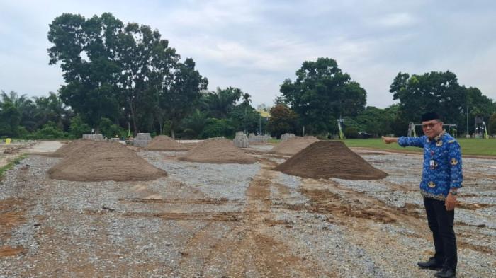 Dinas PUPR Muaro Jambi Kebut Pengerjaan Fisik Panggung Utama MTQ ke-54 Tingkat Provinsi