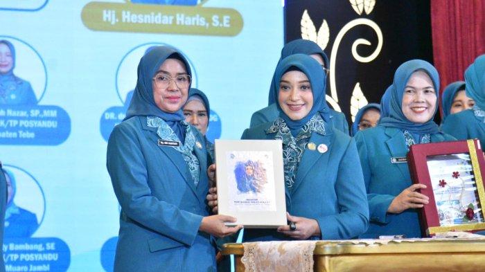 Nadiyah Maulana Dilantik Jadi Ketua TP PKK Kota Jambi, Siap Dukung Pembangunan dan Asta Cita