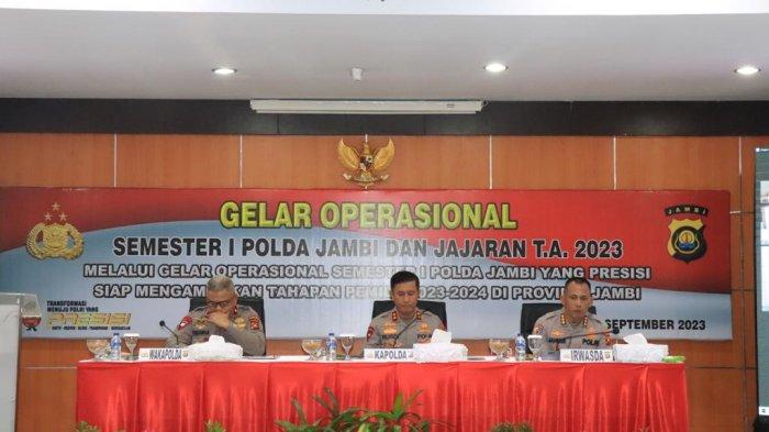 Kapolda Jambi Pimpin GO Semester I, Ini Arahan yang Disampaikan