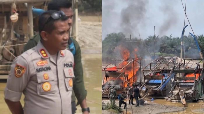 Kapolres Bungo, AKBP Natalena Eko Cahyono nyatakan komitmen untuk memberantas PETI