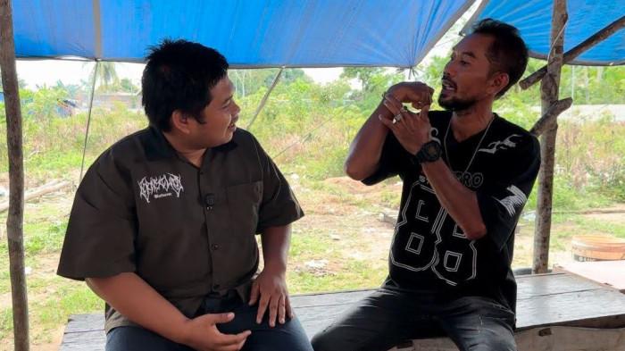 Malam mencekam terjadi di Pematang Gajah, Kabupaten Muaro Jambi pada Selasa (14/10/2025). Teguh,  pedagang Soto jadi saksi.