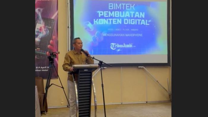 Pemimpin Redaksi Tribun Jambi, Yoso Muliawan, mengatakan bimt