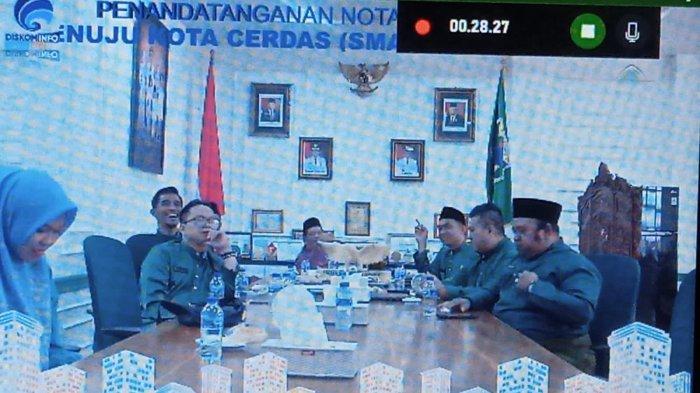 Menuju Smart City, Pemkab Batanghari Bersama Kemenkominfo RI Lakukan Penandatanganan MoU
