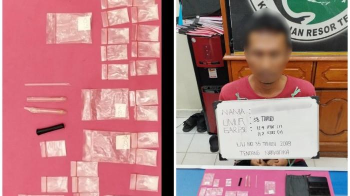 Satresnarkoba Polres Tebo Bekuk Pengedar Sabu, 22 Paket Diamankan