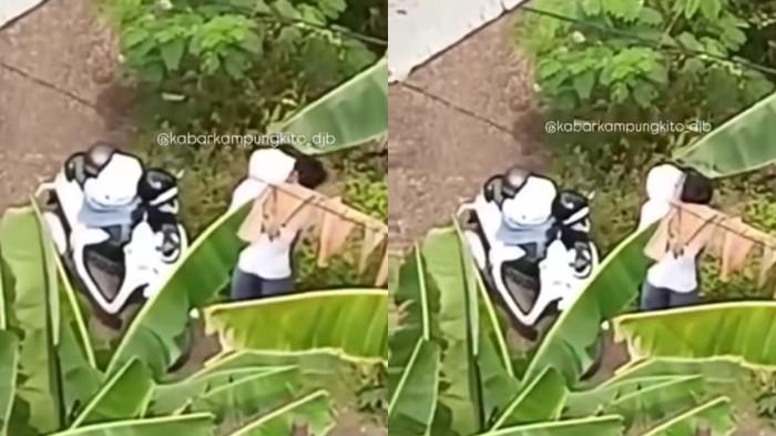 Terciduk! Sejoli Bercumbu Siang Bolong di Bawah Pohon Pisang Pasir Putih Jambi