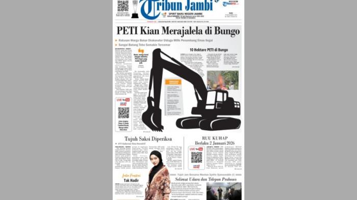 PETI Merajalela di Bungo hingga 10.101 Ha, Warga Desa Muak Bakar Ekskavator