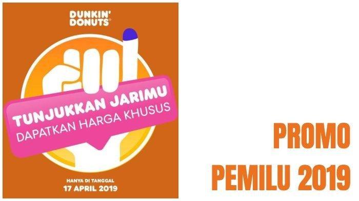 Promo Pemilu 17 April 2019, 24 Brand Terkenal dari Makanan dan Tempat Rekreasi, Cukup Tunjukkan Jari