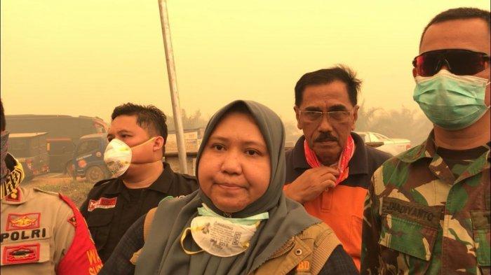 BREAKING NEWS, Kabut Asap Makin Tebal di Muarojambi, Bupati Masnah Liburkan Sekolah 3 Hari