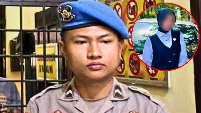 POLISI BUNUH DOSEN - Kolase Bripda Waldi Adiyat (22), oknum polisi yang bertugas di Polres Tebo dan dosen wanita yang ia bunuh