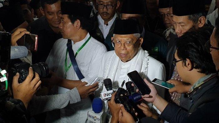 Maruf Amin Tegaskan Capres Jokowi Tidak Mengusung Isu Ideologi Khilafah Untuk Negara Indonesia.