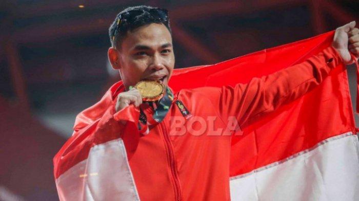 MEMBANGGAKAN - Lifter Eko Yuli Irawan  Sumbang Medali Emas di Piala Dunia Angkat Besi