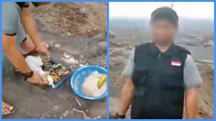 TERNYATA Pelaku Yang Menendang Sesajen di Gunung Semeru Warga Lombok Timur