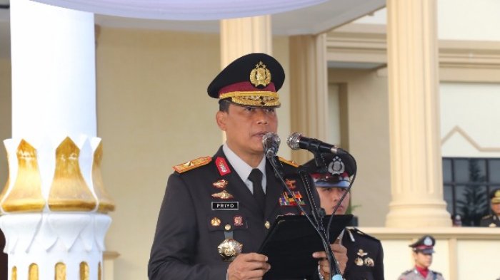 Polda Jambi Gelar Apel Pasukan Operasi Pekat II 2017 di Pasar Angso Duo