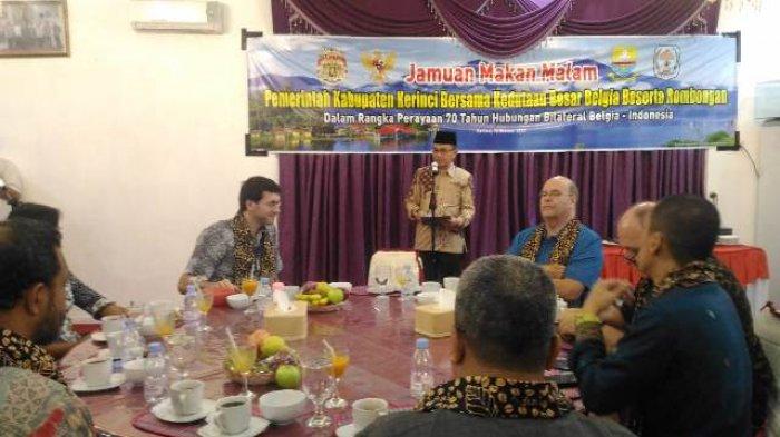 Hubungan Bilateral Indonesia-Belgia ke 70 Tahun, Kedubes Belgia Kunjungi Kerinci