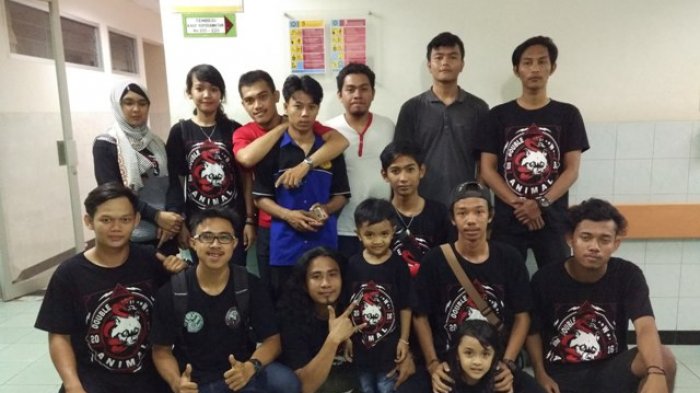 FOTO: Komunitas Pecinta Ular Galang Dana untuk Fania