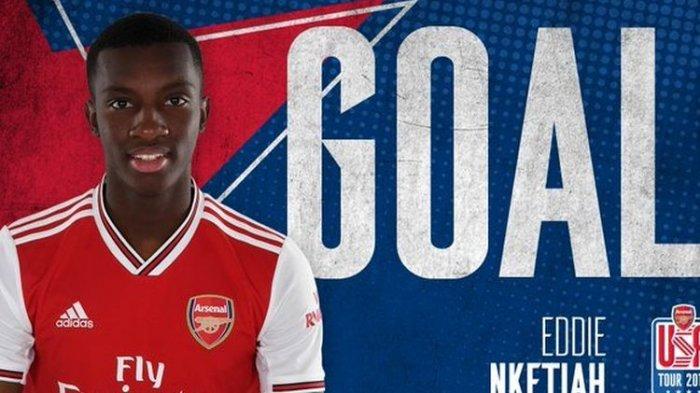 Wonderkid Eddie Nketiah Borong 2 Gol, Highlight dan Cuplikan Gol Arsenal vs Fiorentina di ICC 2019