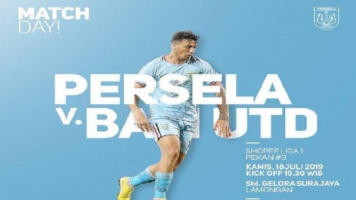 SEDANG TAYANG LIVE STREAMING Persela Lamongan vs Bali United, Kebangkitan Laskar Joko Tingkir